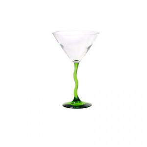 Green Stem Martini Glass 12oz