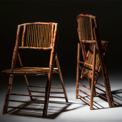 Bamboo Folding Chair (Spotlight) - Liberty Event Rentals