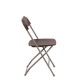 Brown Folding Chair (Side View) - Liberty Event Rentals